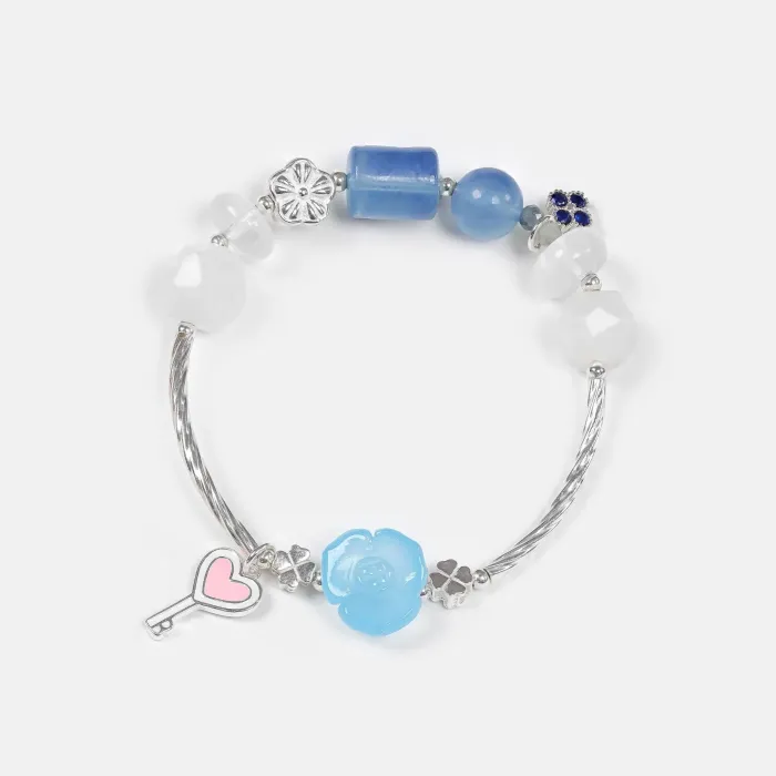 Aquamarine Bracelet | Natural Stone Jewelry for Women & Men