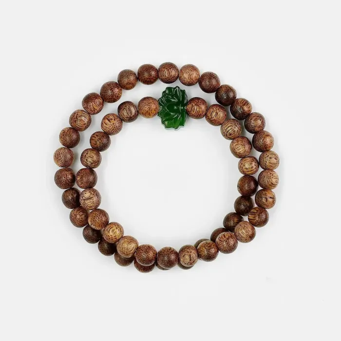Natural Agarwood Bracelet | Handcrafted Wood Jewelry