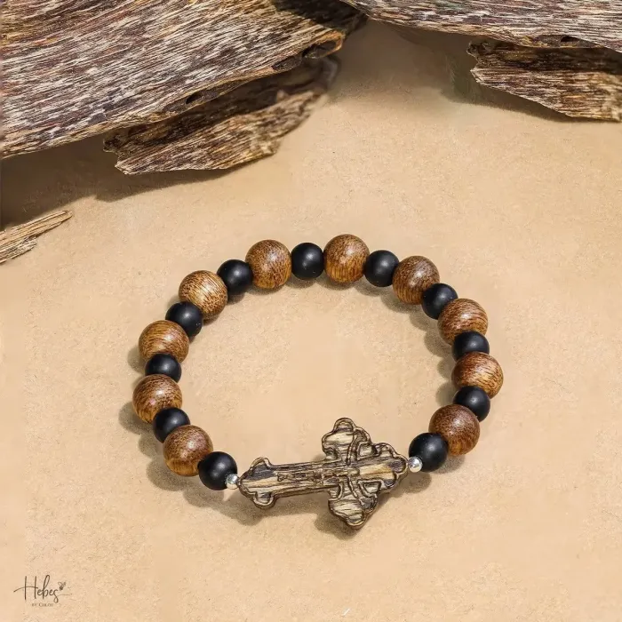 Natural Agarwood Bracelet | Handcrafted Wood Jewelry