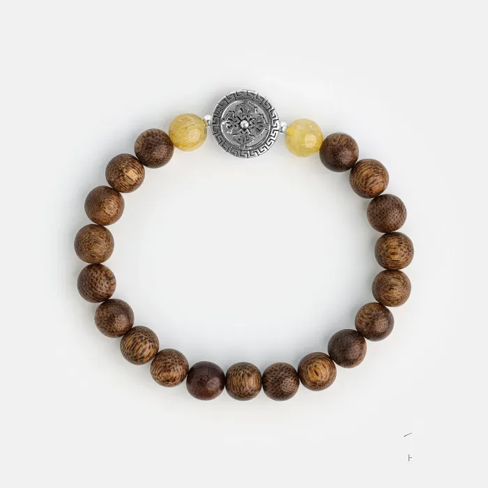 Natural Agarwood Bracelet | Handcrafted Wood Jewelry
