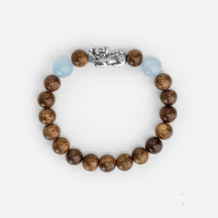 Natural Agarwood Bracelet | Handcrafted Wood Jewelry