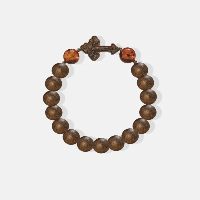 Natural Agarwood Bracelet | Handcrafted Wood Jewelry