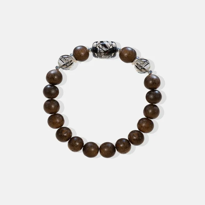 Natural Agarwood Bracelet | Handcrafted Wood Jewelry