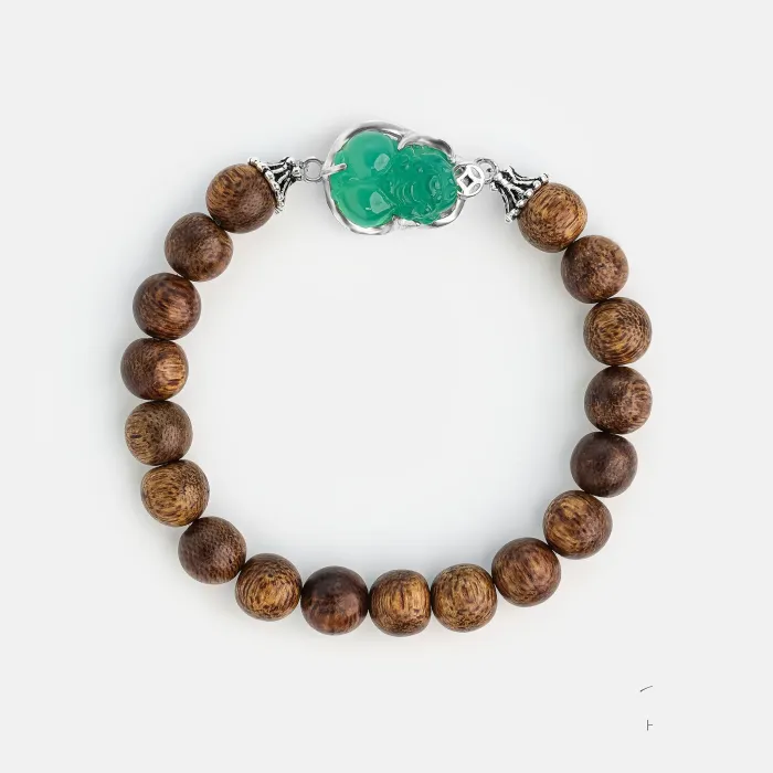 Natural Agarwood Bracelet | Handcrafted Wood Jewelry