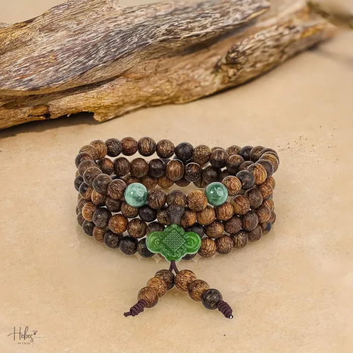 Natural Agarwood Bracelet | Handcrafted Wood Jewelry