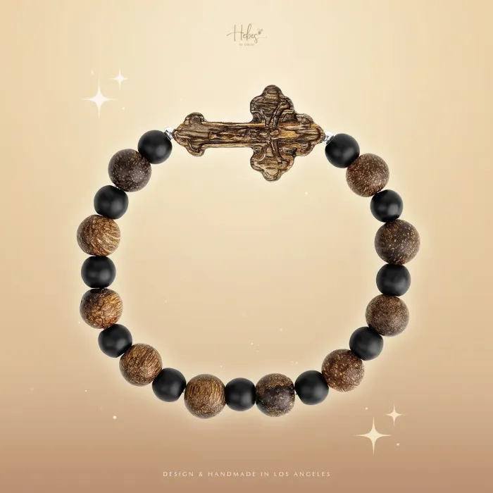Natural Agarwood Bracelet | Handcrafted Wood Jewelry