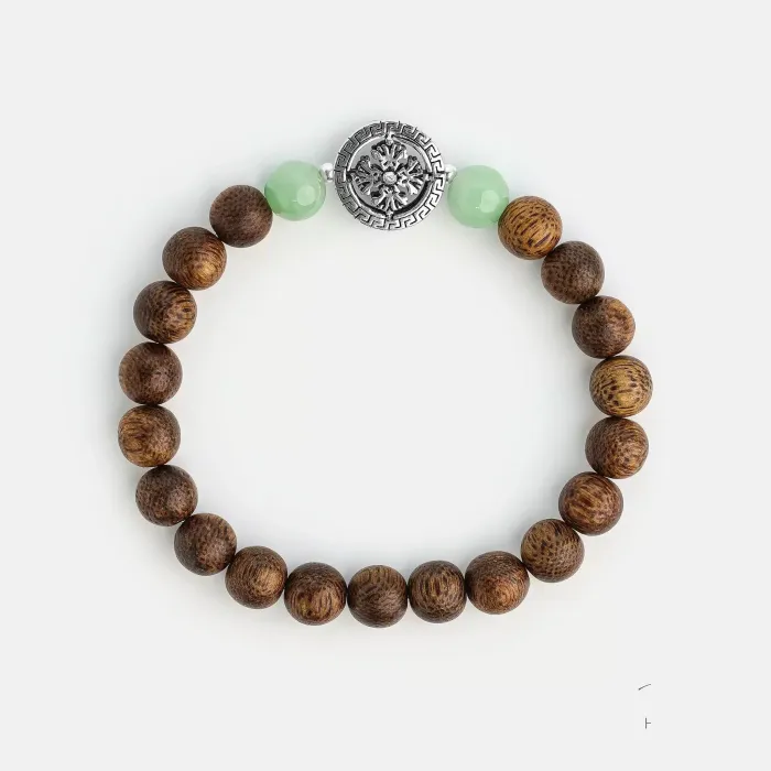 Natural Agarwood Bracelet | Handcrafted Wood Jewelry
