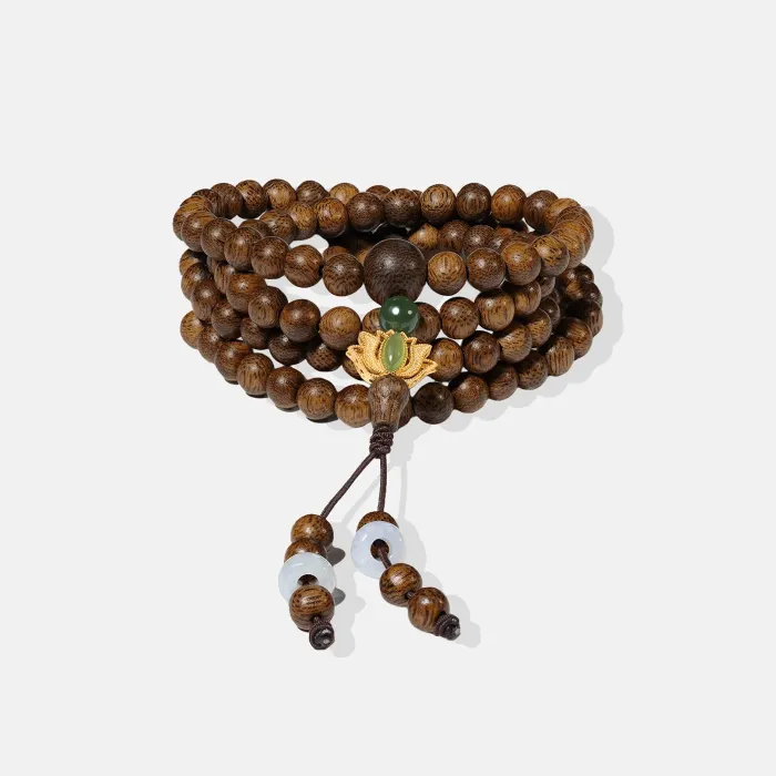 Natural Agarwood Bracelet | Handcrafted Wood Jewelry
