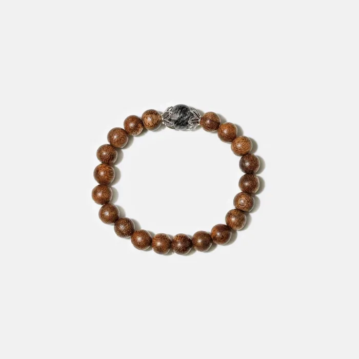 Natural Agarwood Bracelet | Handcrafted Wood Jewelry for Women & Men