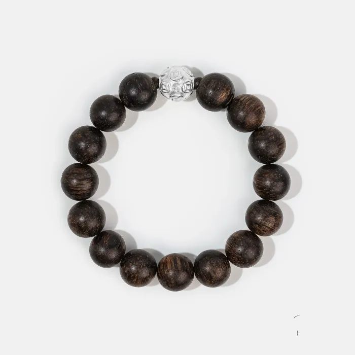 Natural Agarwood Bracelet | Handcrafted Wood Jewelry for Women & Men