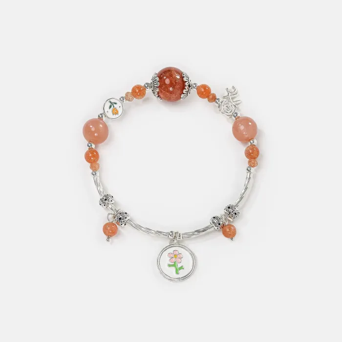 Sunstone Bracelet | Natural Stone Jewelry for Women & Men