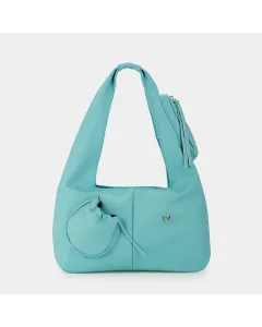 Hobo Shoulder Bag | Small PU Leather Purse Women with Zipper Pocket