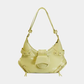 Mini Shoulder Bag | Reversible PU Leather Crossbody with Two Looks