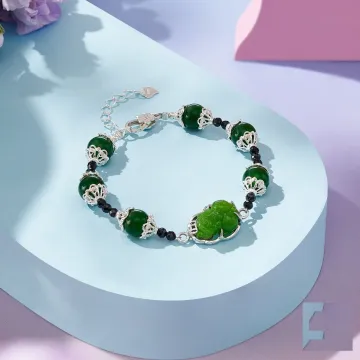 Green Tourmaline Bracelet | Natural Stone Jewelry for Women & Men