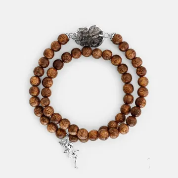 Natural Agarwood Bracelet | Handcrafted Wood Jewelry