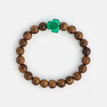 Natural Agarwood Bracelet | Handcrafted Wood Jewelry