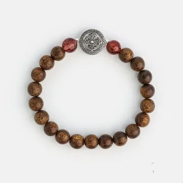 Natural Agarwood Bracelet | Handcrafted Wood Jewelry