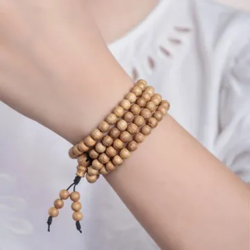 Natural Agarwood Bracelet | Handcrafted Wood Jewelry