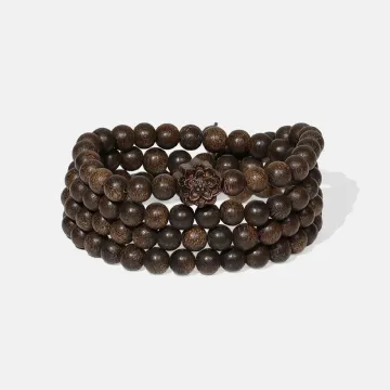 Natural Agarwood Bracelet | Handcrafted Wood Jewelry