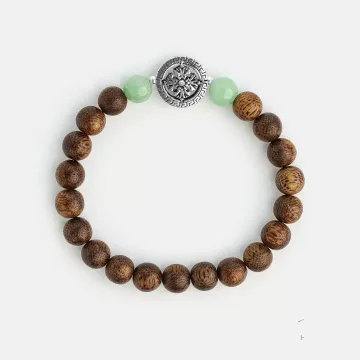 Natural Agarwood Bracelet | Handcrafted Wood Jewelry