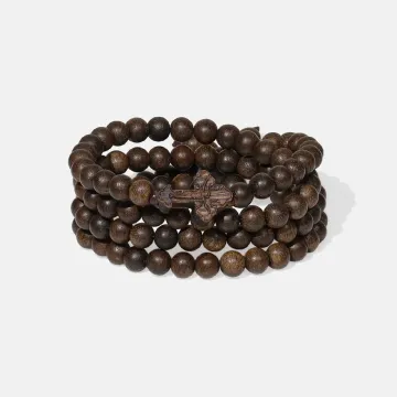 Natural Agarwood Bracelet | Handcrafted Wood Jewelry