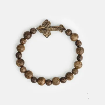 Natural Agarwood Bracelet | Handcrafted Wood Jewelry
