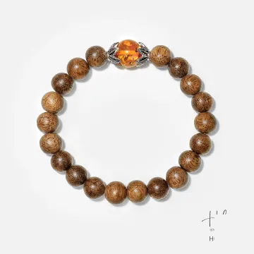 Natural Agarwood Bracelet | Handcrafted Wood Jewelry