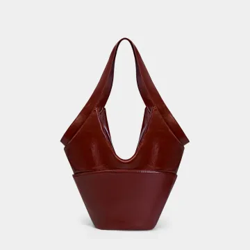 Tote Bag Women | PU Leather Shoulder Handbag, Everyday Work Purse with Handles