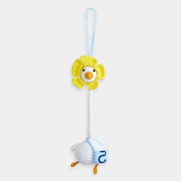 Cute Duck Keychain | Long-Neck Cartoon Animal Bag Charm, Funny Accessories Women