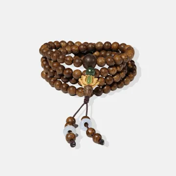 Natural Agarwood Bracelet | Handcrafted Wood Jewelry