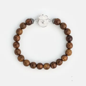 Natural Agarwood Bracelet | Handcrafted Wood Jewelry