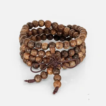 Natural Agarwood Bracelet | Handcrafted Wood Jewelry