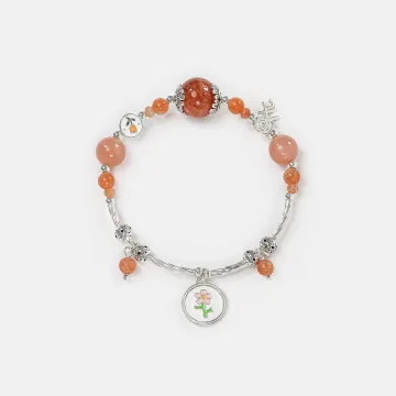 Sunstone Bracelet | Natural Stone Jewelry for Women & Men